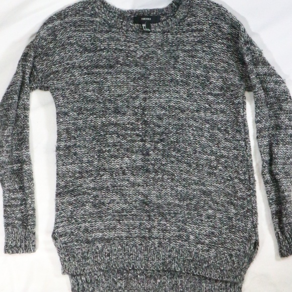 FOREVER 21 Heather Gray Wool Stretchy Sweater - Picture 7 of 8
